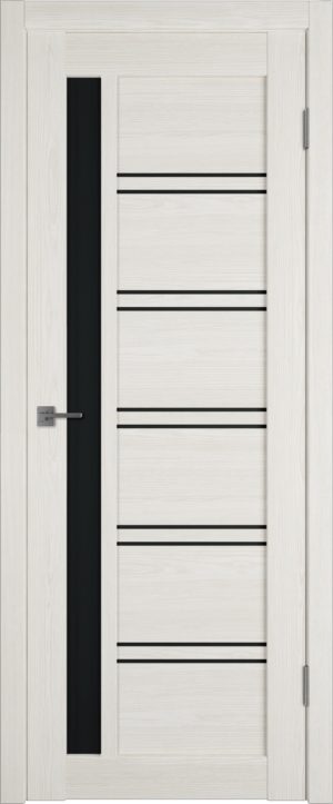 Дверное полотно Atum Pro Х38 800х2000 Artic оak Вlack gloss (Ю)