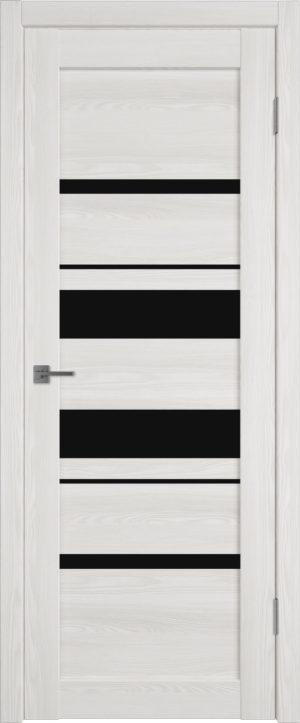 Дверное полотно Atum Pro Х29 800*2000 Bianco Р Black gloss (Ю)